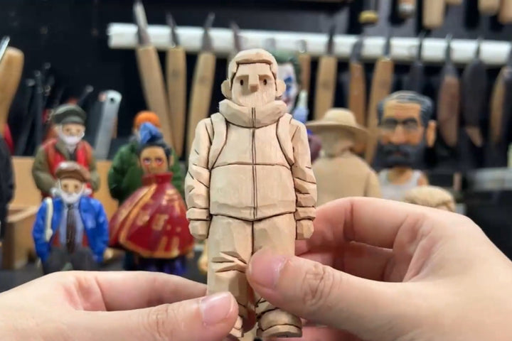 Learn to Structure Wooden Gifts: Exploring Humanoid Figurine Styles