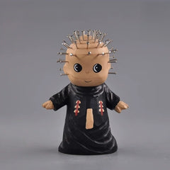 Hellraiser pinhead wooden figurine with open arms