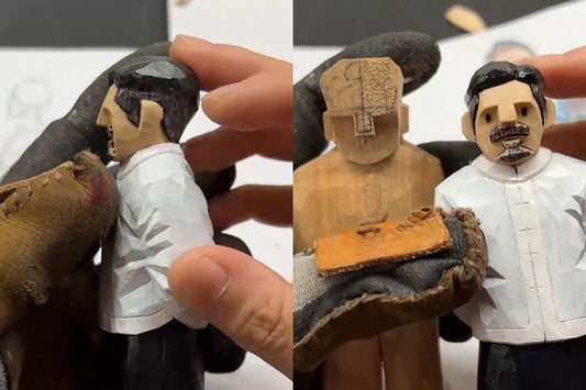 Carving Hairlines and Facial Features for Wooden Gifts