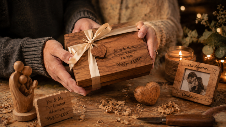 creative wood anniversary gift ideas for couples celebrating love and romance