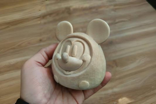 Handmade Wooden Gifts: Adorable Mickey Mouse Figurines