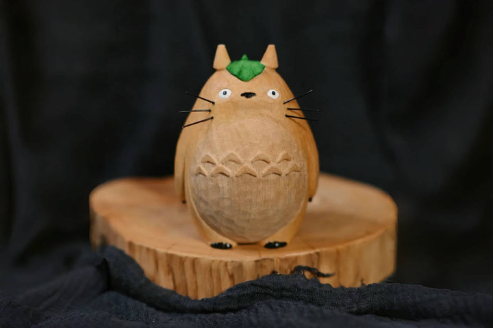 Make Your Own Cute Wooden Gifts: Hand Carved Totoro Figurine