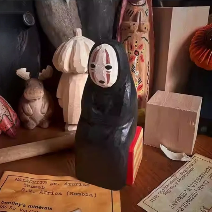 Kaonashi from Spirited Away: The Must-Have Wood Carving for Collectors