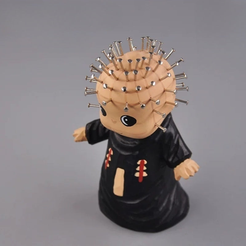 Chibi pinhead figurine three-quarter angle