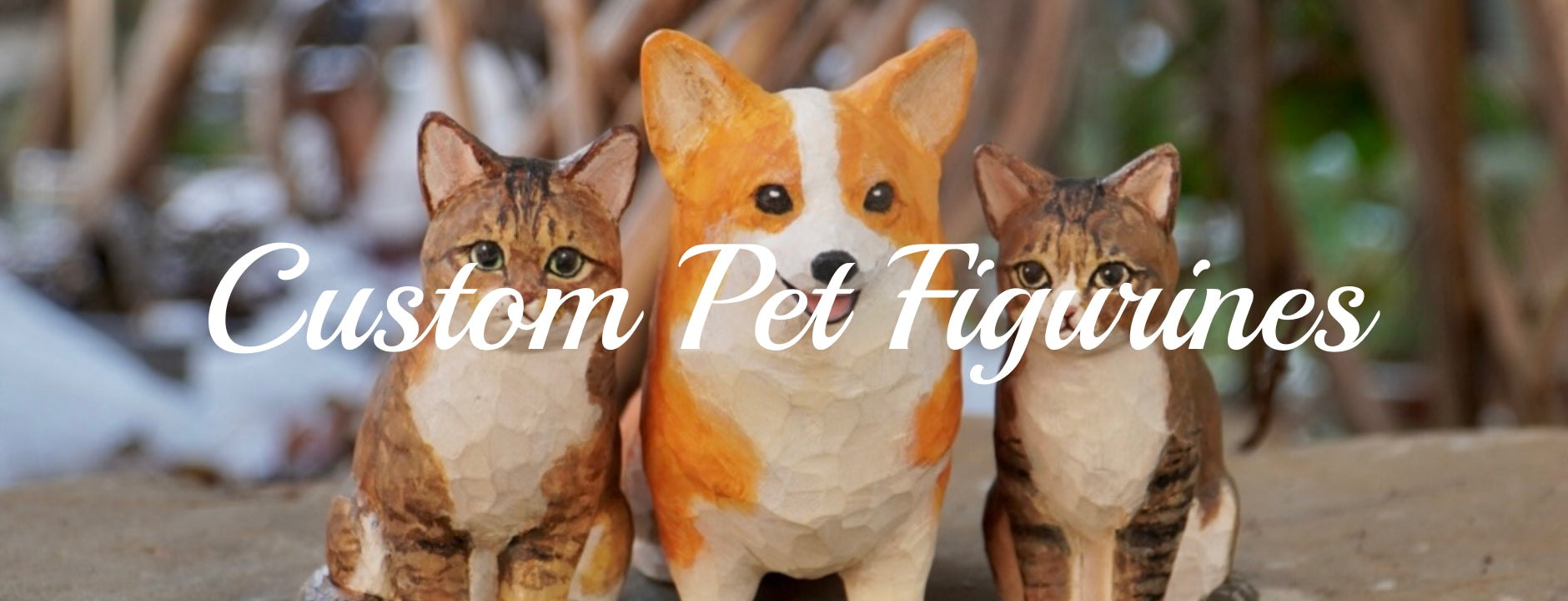 Collection of custom pet figurines