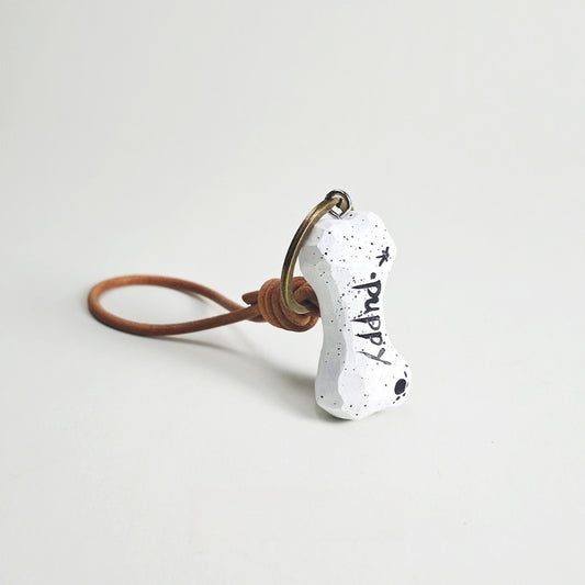 dog bone keychain