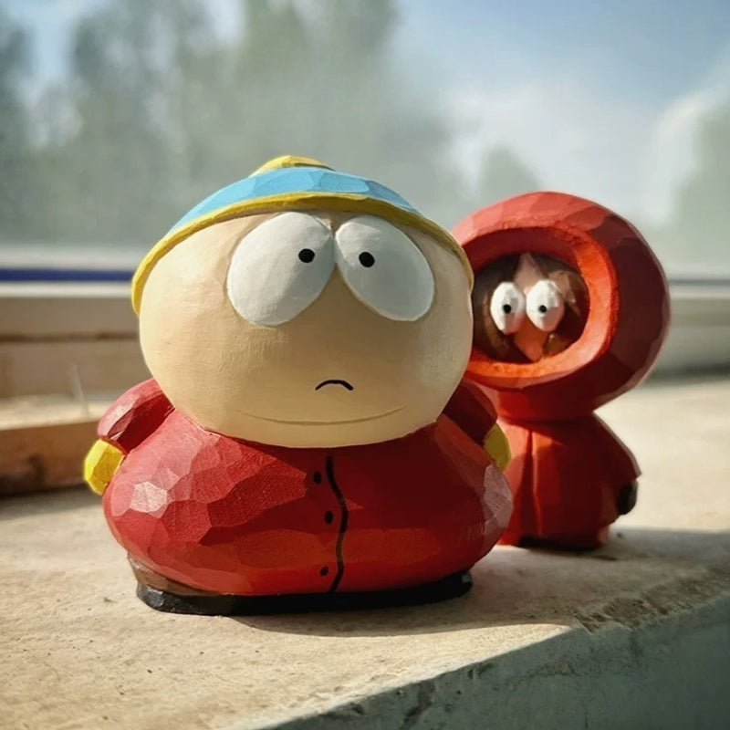 Eric Cartman figurine on windowsill