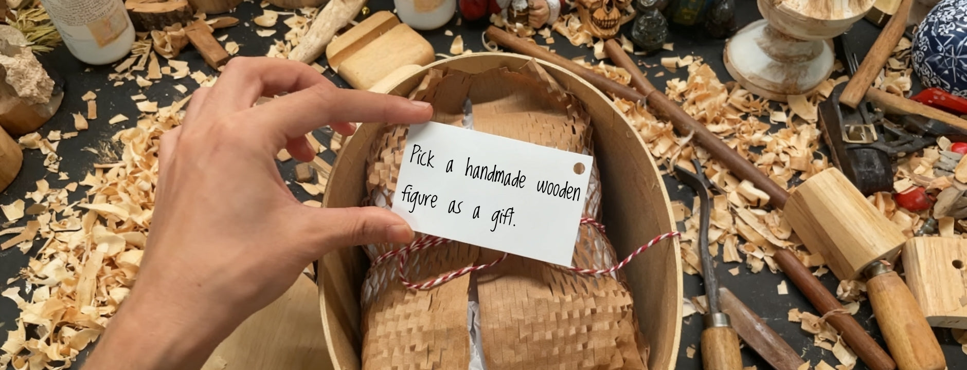 Hand-carved wooden figurines – unique and playful designs