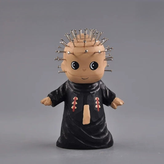 Hellraiser pinhead wooden figurine with open arms