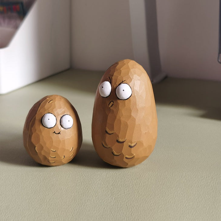 Wall-nut Plants Vs Zombie Wooden Figure