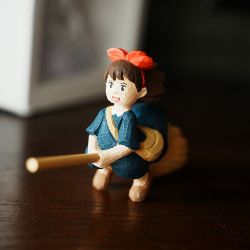 Kiki's Delivery Service Figurines – Wooden Characters – Wooden Smile